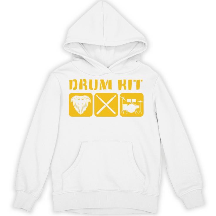 Drum Kit Band Drumming Drumsticks Musical Drums Unisex Hoodie
