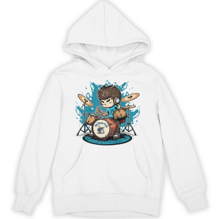 Drum Set Drumming Drummers Drum Kits Music Raglan Baseball Tee Unisex Hoodie