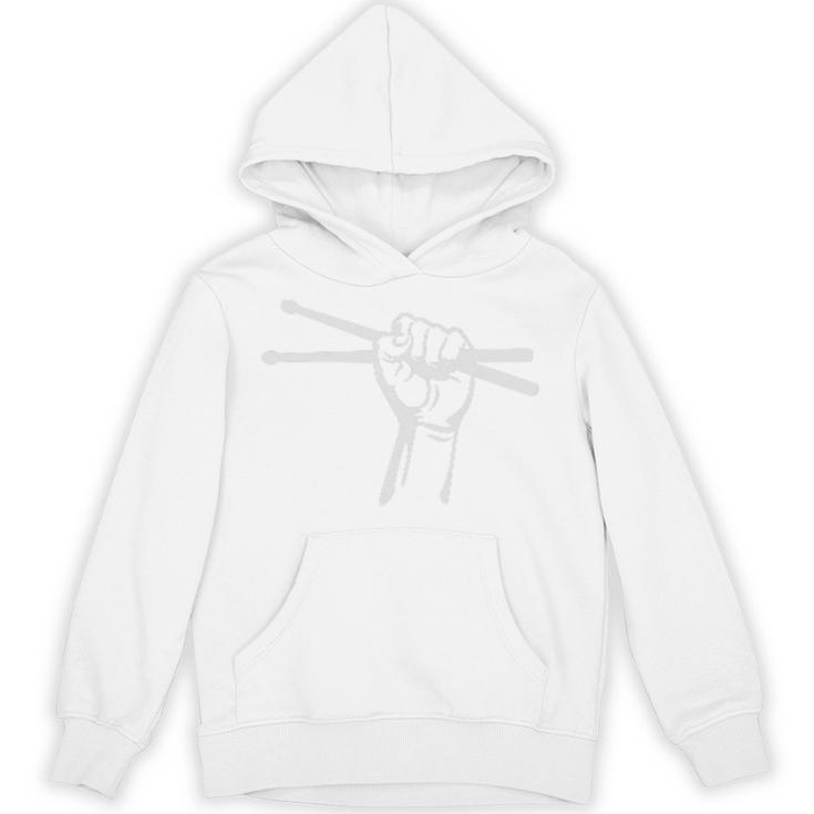 Drumsticks Hand Drum Kit Drummer Performance Quarter-Zip Top Unisex Hoodie