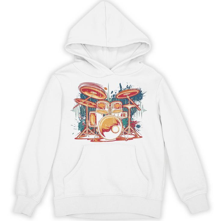 Dynamic Drum Kit For Drummers And Rock Music Lovers Sweatshirt Unisex Hoodie