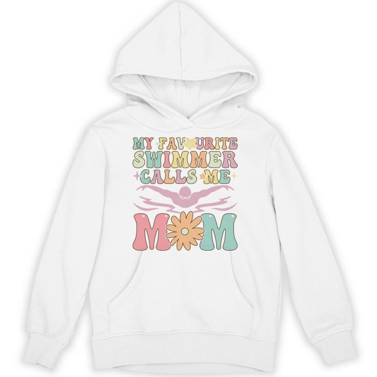 Favourite Swimmer Calls Me Mom Swimming Mom Female Swimmer Unisex Hoodie