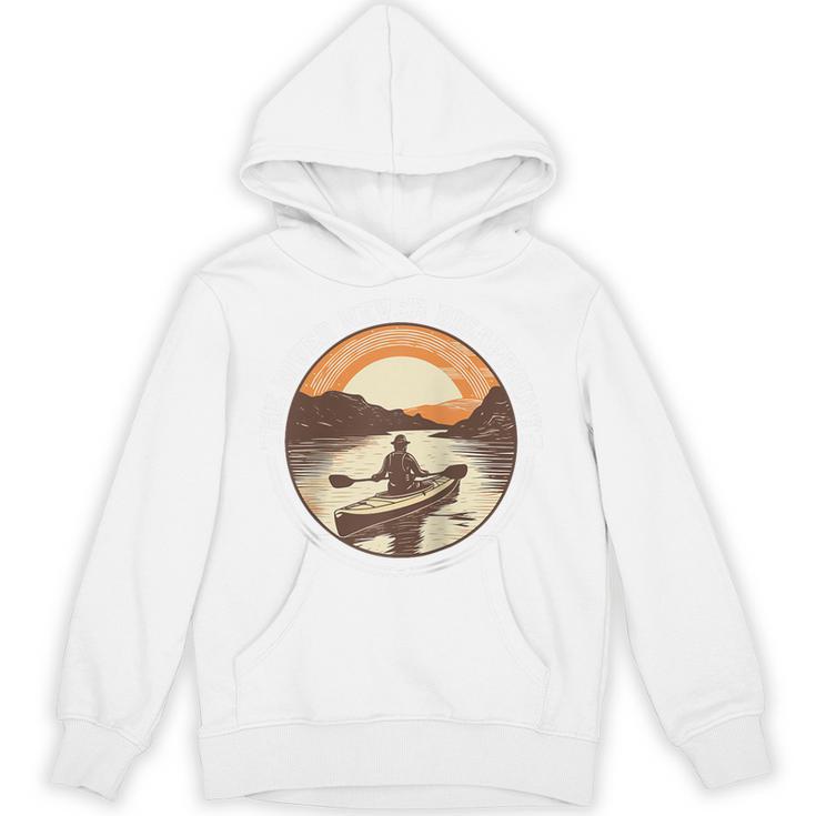Kayak Kayaker Canoes-Boating Water-Paddle Canadier-Canoe Raglan Baseball Tee Unisex Hoodie