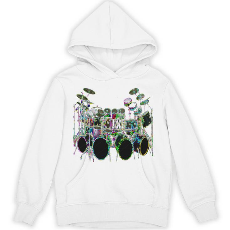 Large Drum Kit With Many Drums Unisex Hoodie