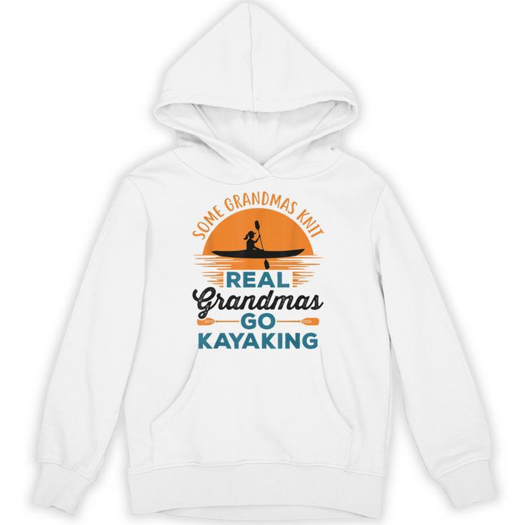 Real Grandmas Go Kayaking Yak Kayak Women Canoe Kayaker Unisex Hoodie