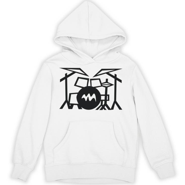 Retro Drum Kit Unisex Hoodie