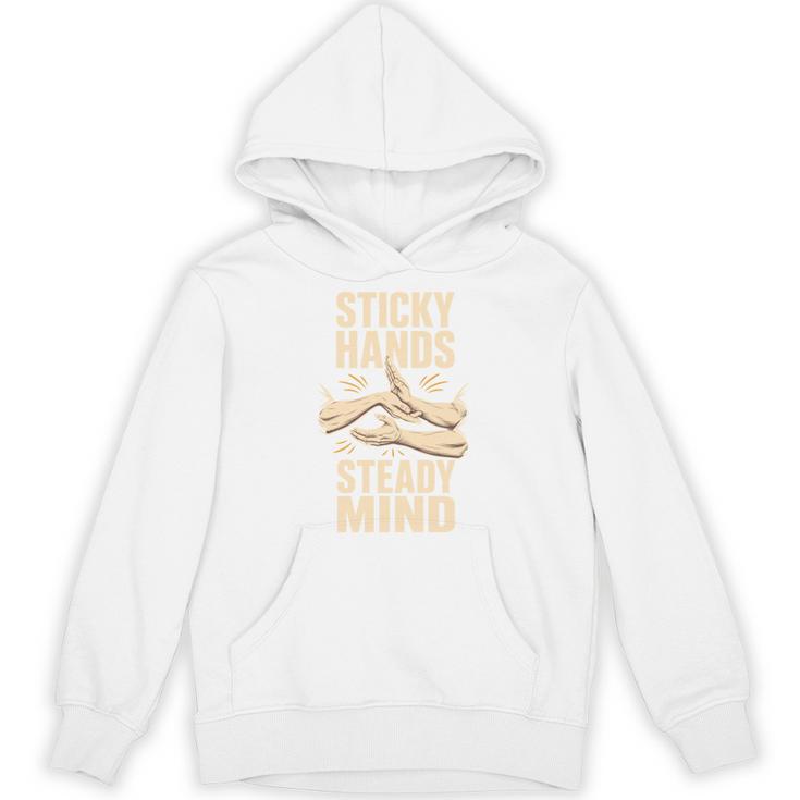 Sticky Hands Steady Mind Muay Thai Boxing Unisex Hoodie