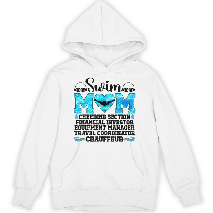 Swim Mom Definition Swimming Mother Of A Swimmer Mom Unisex Hoodie