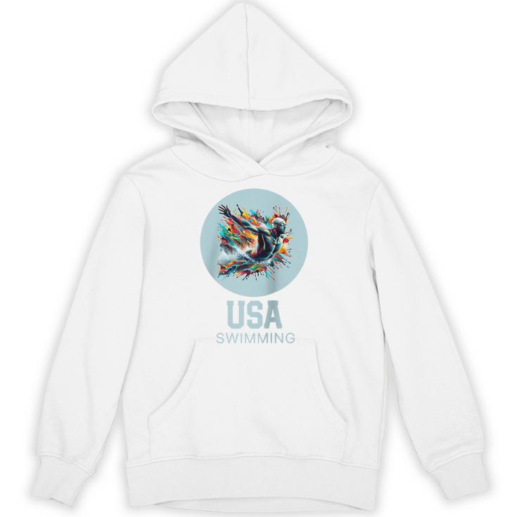 SWIMMING SPORT COMPETITIVE SWIM Raglan Baseball Tee Unisex Hoodie