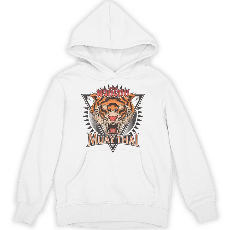 Tigar Muay Thai MMA Vintage Kickboxing Training Unisex Hoodie