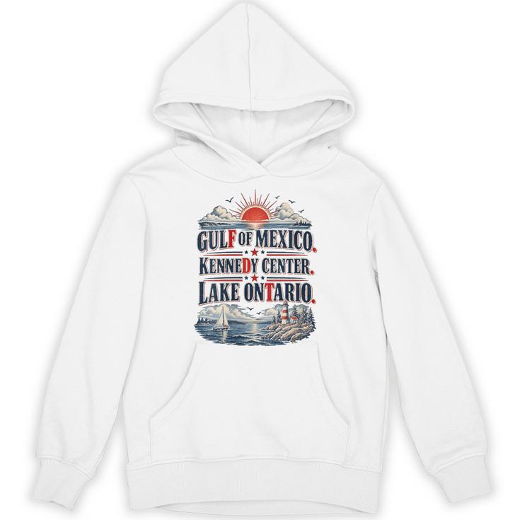 Women's Gulf Of Mexico Kennedy Center Lake Ontario Vintage Retro Hoodie