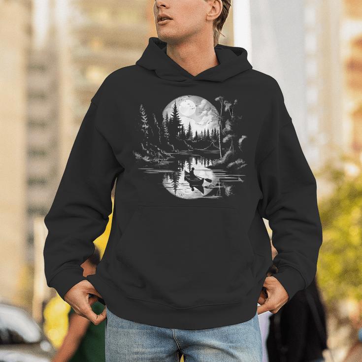 Canoe Canadian Canoeists Nature Canoe Unisex Hoodie
