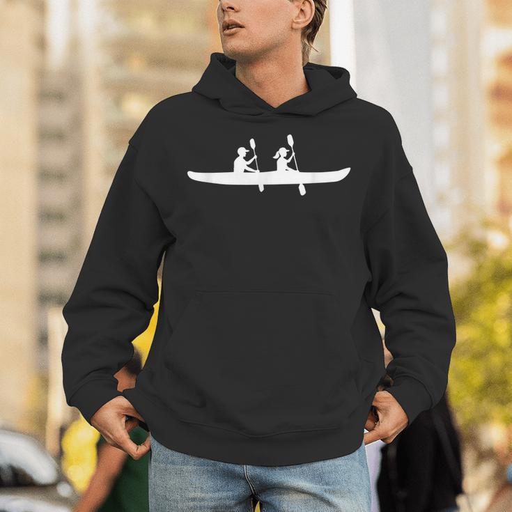 Canoe Couple Canoe Team Canoe Lover Canoeing Tour Summer Men Women Kids Unisex Hoodie