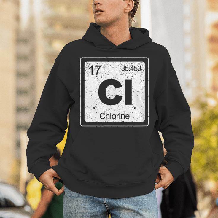 Chlorine Periodic Table Symbol Chemistry Swimming Dive Unisex Hoodie Chlorine Periodic Table Symbol Chemistry Swimming Dive Unisex Hoodie