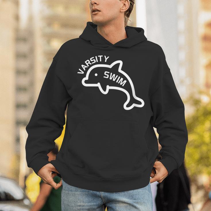 Dolphin Dolfin Varsity Swim Swim Team Swim Club Swimming Unisex Hoodie Dolphin Dolfin Varsity Swim Swim Team Swim Club Swimming Unisex Hoodie
