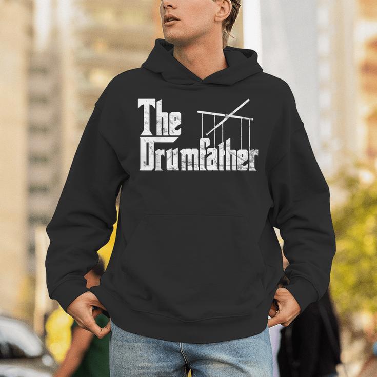 Drummer Humor The Drumfather Drum Kit Unisex Hoodie Drummer Humor The Drumfather Drum Kit Unisex Hoodie