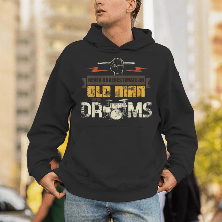 Drummer Drummer Pensioner Drum Kit Unisex Hoodie Drummer Drummer Pensioner Drum Kit Unisex Hoodie