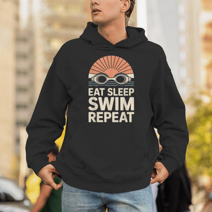 Eat Sleep Swim Repeat Swimmer Swimming Unisex Hoodie Eat Sleep Swim Repeat Swimmer Swimming Unisex Hoodie