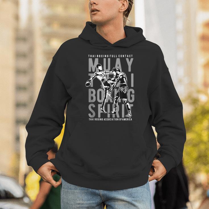Full Contact Thai Boxing Association Of America Muay Thai Unisex Hoodie Full Contact Thai Boxing Association Of America Muay Thai Unisex Hoodie