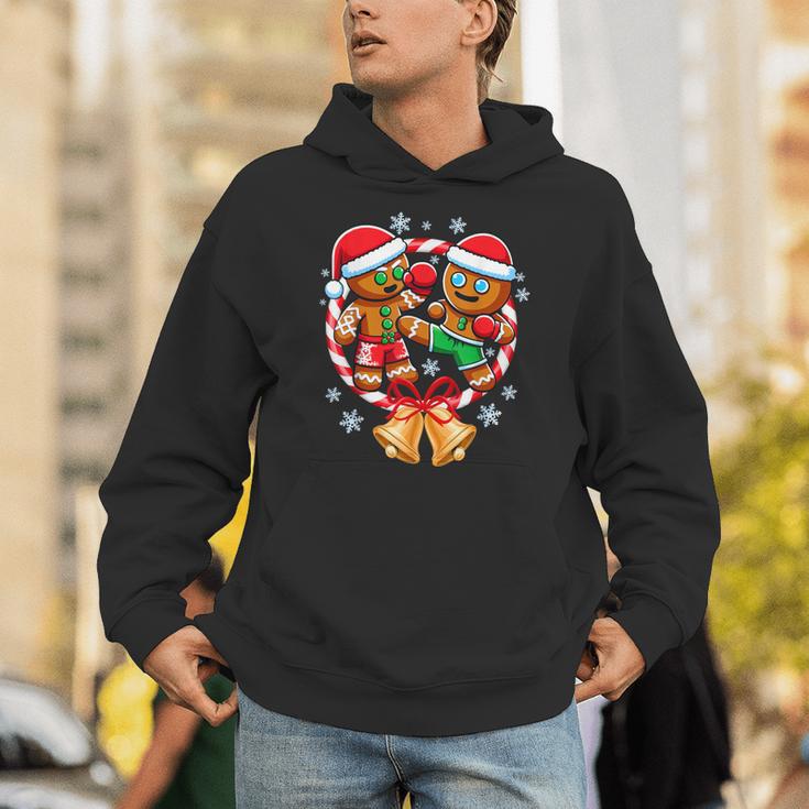 Gingerbread Cookies Christmas Fighting Muay Thai Unisex Hoodie