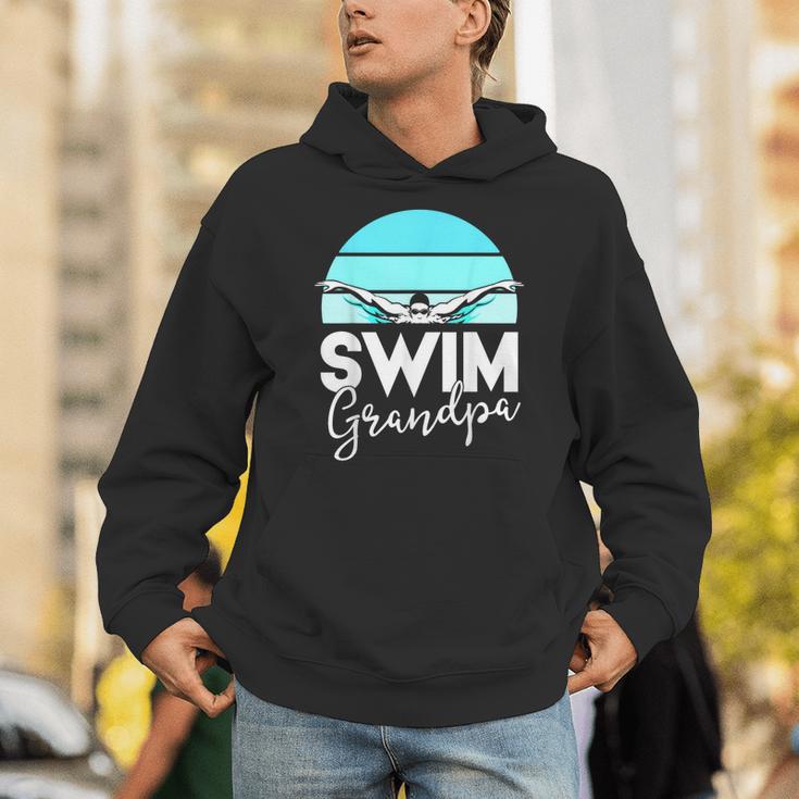 Grandpa Papa Swimming Meet Swimmer Swim Team Shirt Unisex Hoodie Grandpa Papa Swimming Meet Swimmer Swim Team Shirt Unisex Hoodie