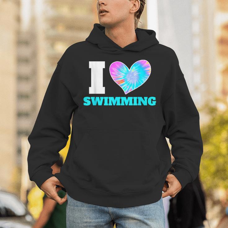 I Love Swimming Swimmer Swim Unisex Hoodie I Love Swimming Swimmer Swim Unisex Hoodie