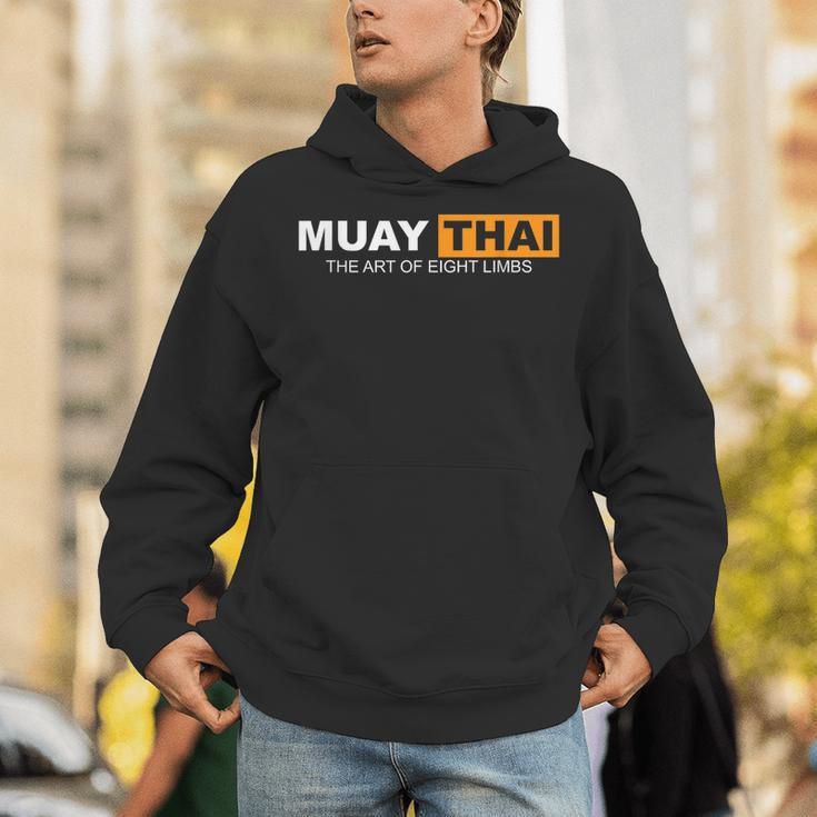 Muay Thai The Art Of Eight Limbs Kickboxing And MMA Fighter Unisex Hoodie
