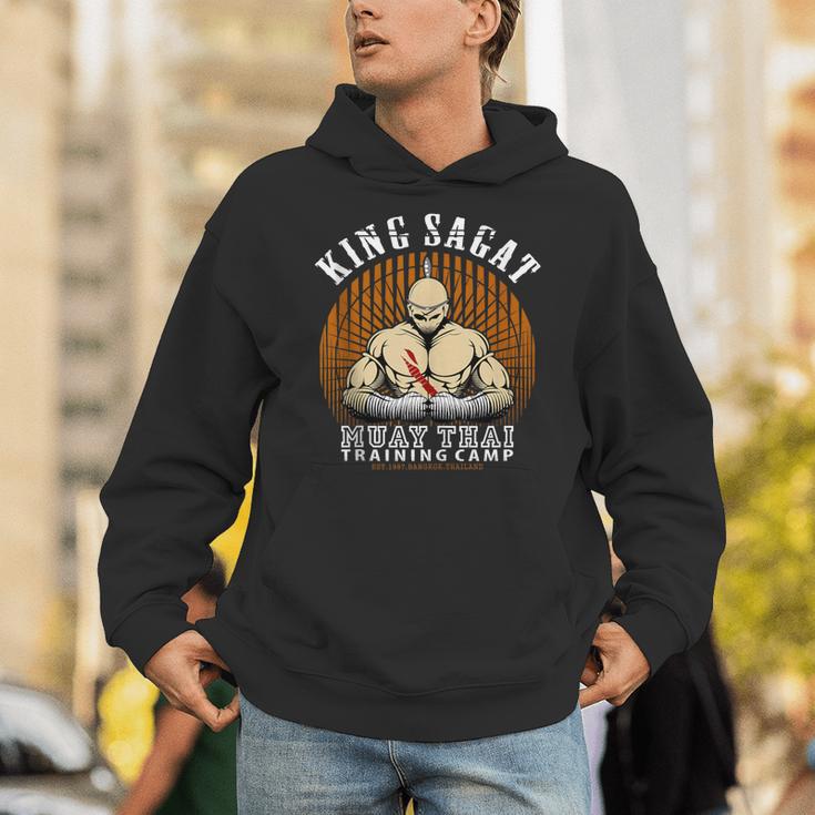 Muay Thai Boxing Training Gym Sagat Training Camp Unisex Hoodie Muay Thai Boxing Training Gym Sagat Training Camp Unisex Hoodie
