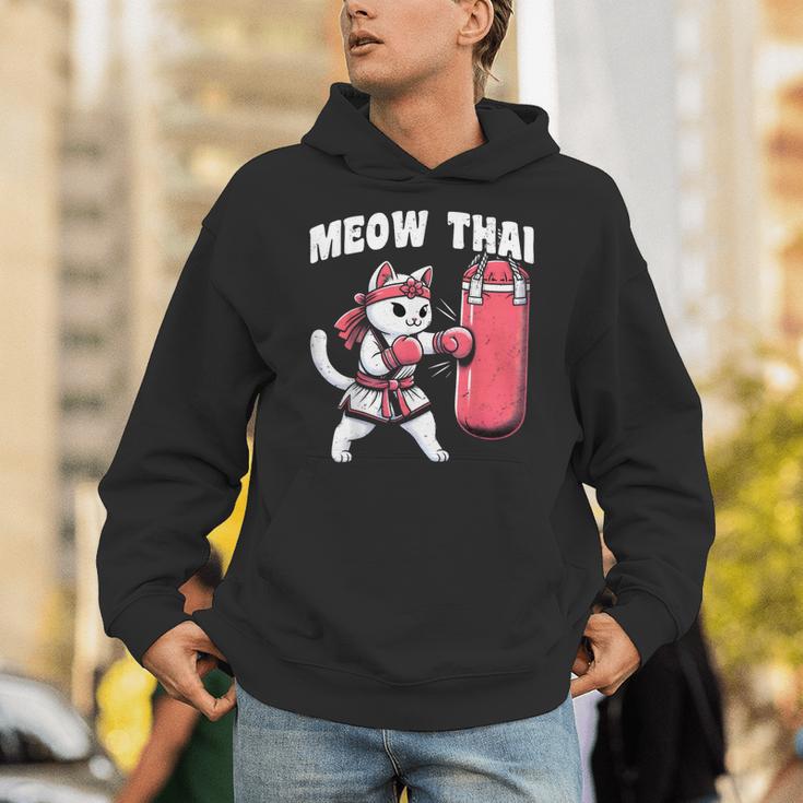 Muay Thai Cat Meow Thai Women Neko Costume Muay Thai Unisex Hoodie