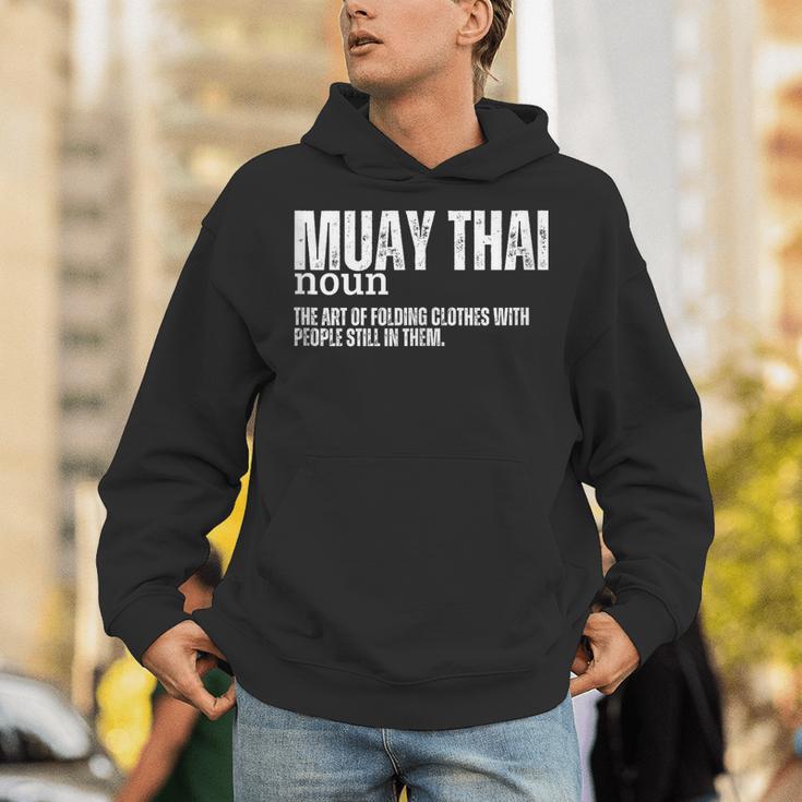 Muay Thai Definition Muay Thai Unisex Hoodie Muay Thai Definition Muay Thai Unisex Hoodie