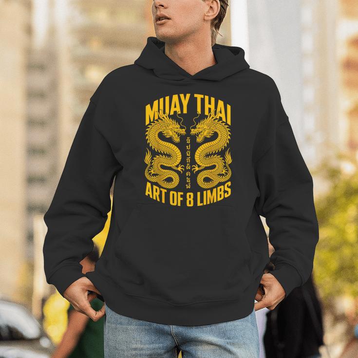 Muay Thai Dragons Thai Boxing Fighter Unisex Hoodie