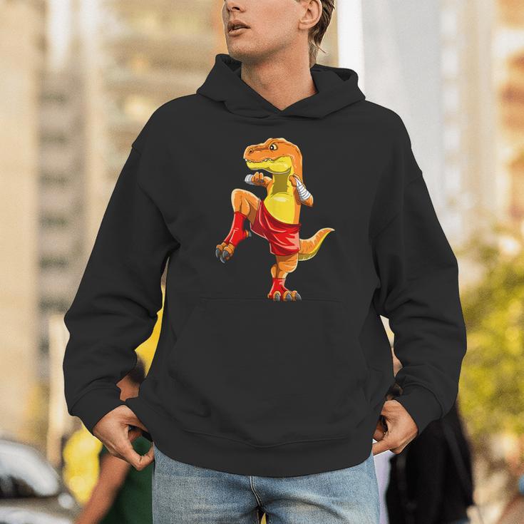 Muay Thai T-Rex Thai Boxing Unisex Hoodie
