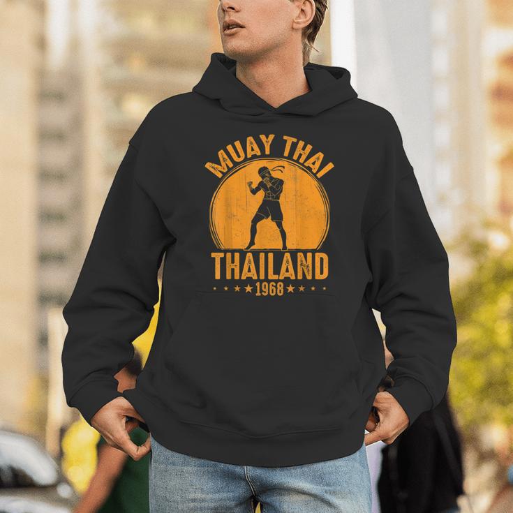 Muay Thai Thailand 1968 Slogan Sport Unisex Hoodie Muay Thai Thailand 1968 Slogan Sport Unisex Hoodie