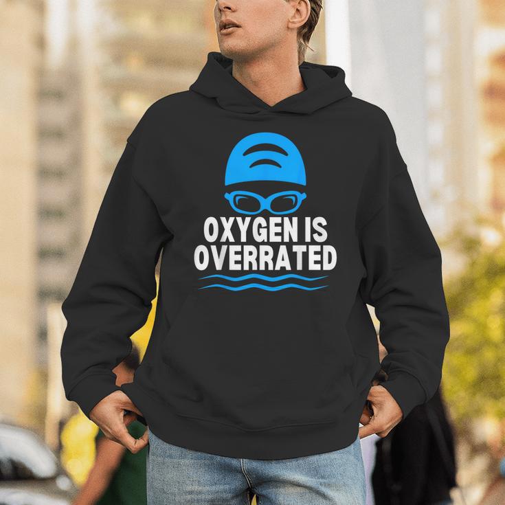 Oxygen Is Overrated Swimming Swim Unisex Hoodie