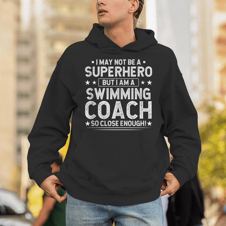 Superhero Swimming Coach Swimming Coach Humor Unisex Hoodie Superhero Swimming Coach Swimming Coach Humor Unisex Hoodie