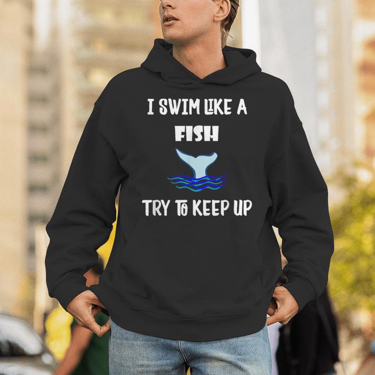 Swim Like a Fish Swimming Sport ExerciseShirt Dk Unisex Hoodie Swim Like a Fish Swimming Sport ExerciseShirt Dk Unisex Hoodie