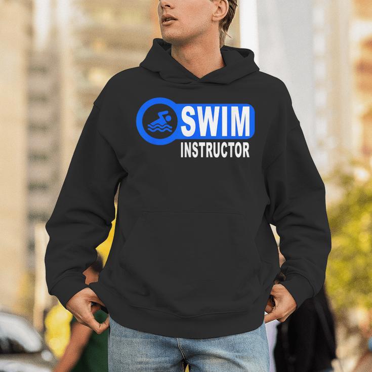 Swim Instructor Swimming Teacher Swimmer In Pool Graphic Art Unisex Hoodie Swim Instructor Swimming Teacher Swimmer In Pool Graphic Art Unisex Hoodie