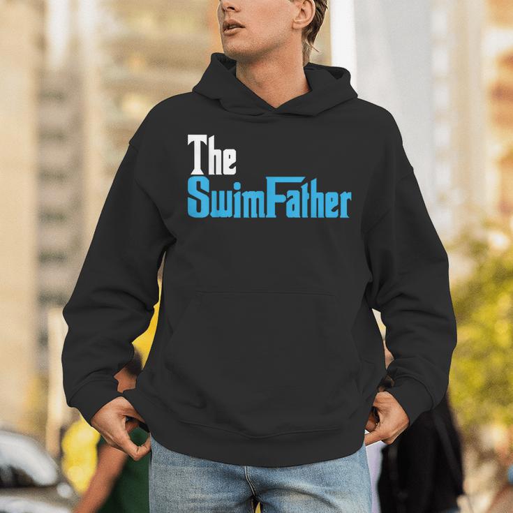The SwimFather Saying Tee For Swimming Fatehrs Unisex Hoodie The SwimFather Saying Tee For Swimming Fatehrs Unisex Hoodie