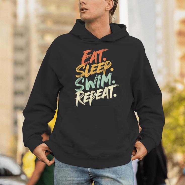 Swimmer Eat Sleep Swim Repeat I Swimming Unisex Hoodie Swimmer Eat Sleep Swim Repeat I Swimming Unisex Hoodie