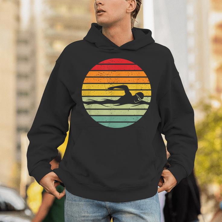Swimming & Water Sport Vintage For Swimmers & Swim Coaches Unisex Hoodie