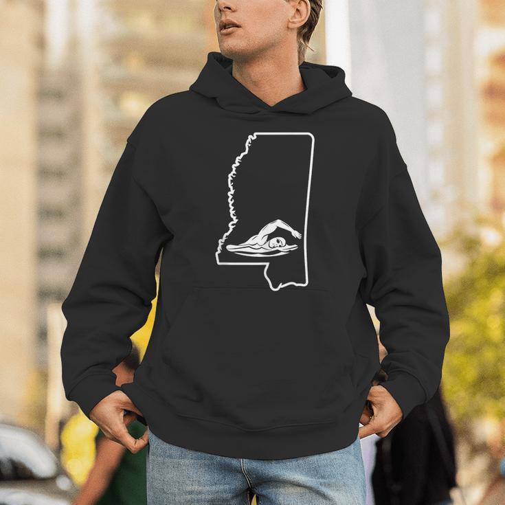 Swimming Apparel Mississippi Swimmer Training Unisex Hoodie Swimming Apparel Mississippi Swimmer Training Unisex Hoodie
