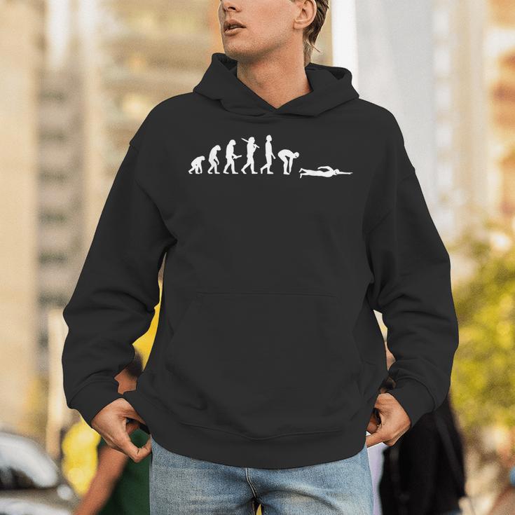 Swimming Evolution For Swimmers Unisex Hoodie Swimming Evolution For Swimmers Unisex Hoodie