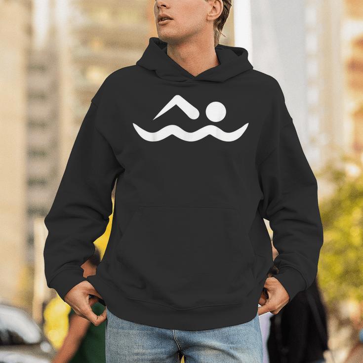 Swimming Icon Unisex Hoodie