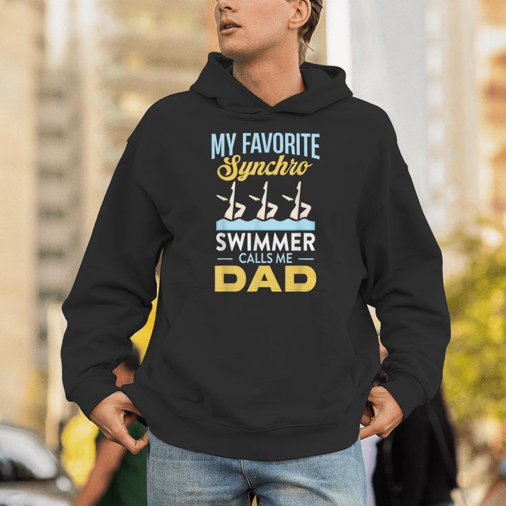 Synchronized Swimming Dad Favorite Synchro Swimmer Artistic Unisex Hoodie