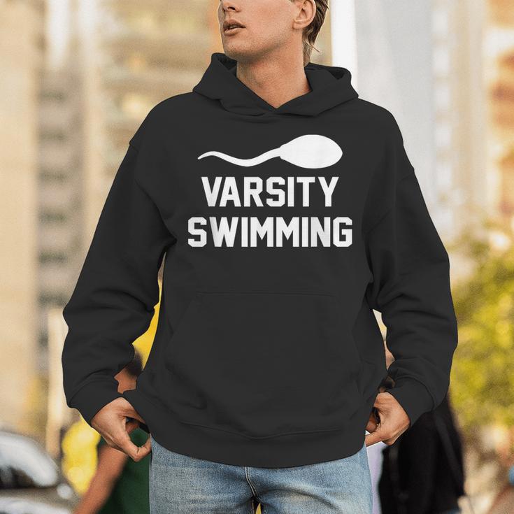 Varsity Swimming For Men Women Unisex Hoodie