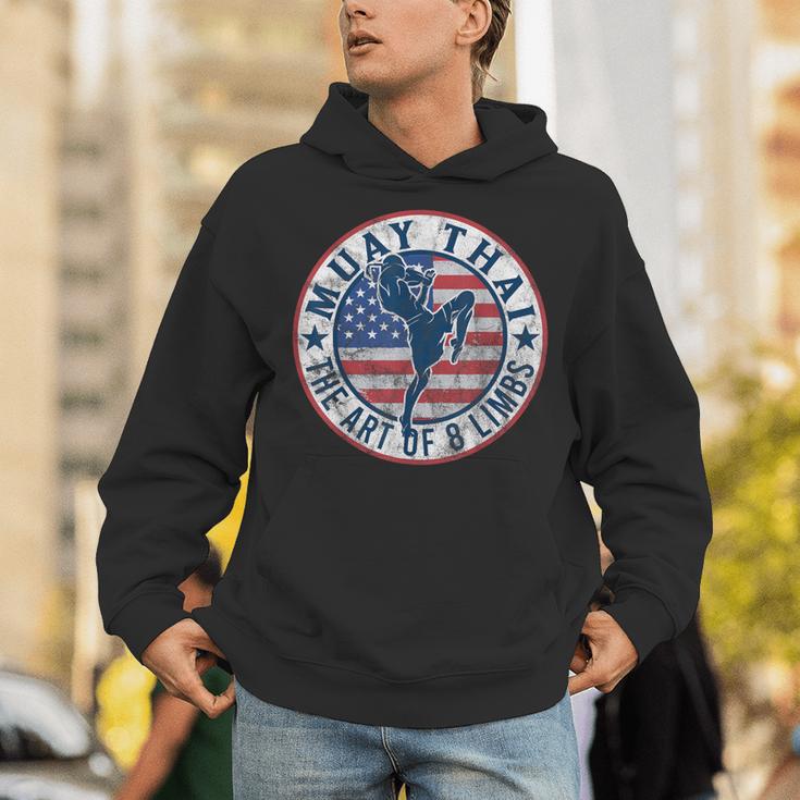 Vintage Muay Thai Karate Boxing Mixed Martial Arts Unisex Hoodie