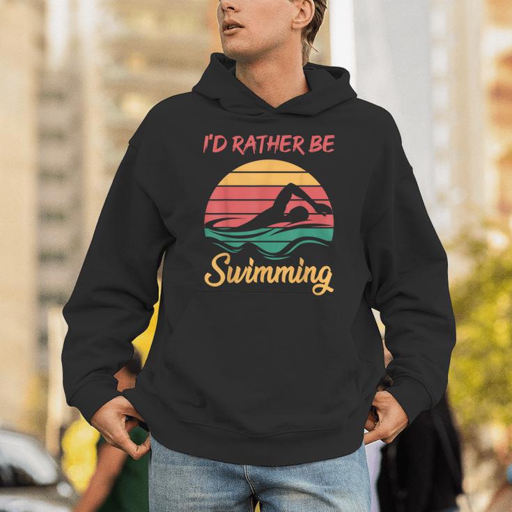 Water Rat Water Sports Hobby Swimming Club Swimming Unisex Hoodie