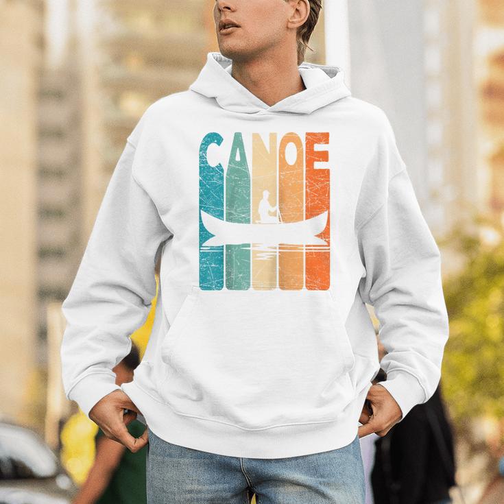 Canoe Vintage Canoeing Retro Canoe Paddling Raglan Baseball Tee Unisex Hoodie