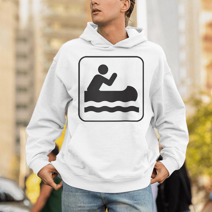 Cool Outdoor Water Sport Canoe Raglan Baseball Tee Unisex Hoodie