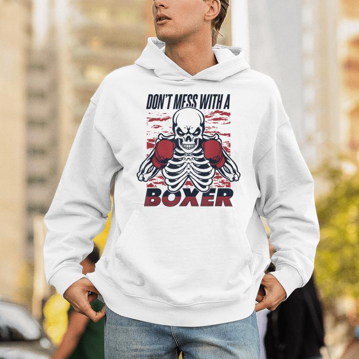 Don't Mess With A Boxer Kickboxer Fan Muay Thai Boxing Unisex Hoodie Don't Mess With A Boxer Kickboxer Fan Muay Thai Boxing Unisex Hoodie