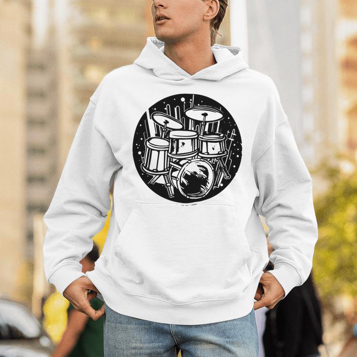Drum Kit Drums Sweatshirt Unisex Hoodie Drum Kit Drums Sweatshirt Unisex Hoodie